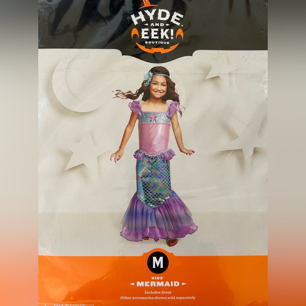 Mermaid Costume- Kids Size M